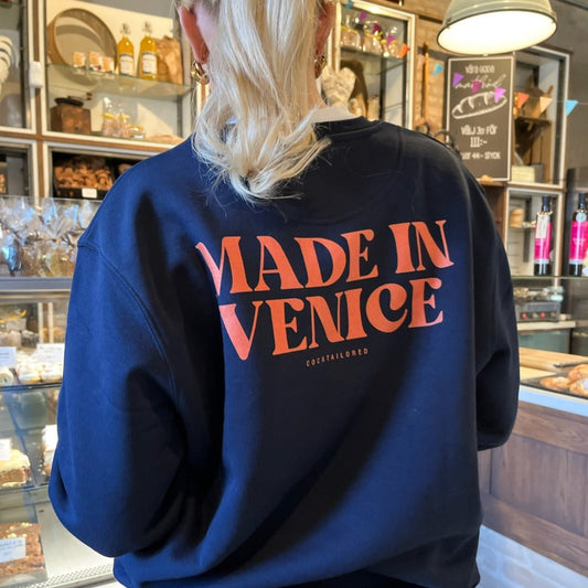 The Aperol Spritz "Made In" Eco Sweatshirt - French Navy - S - Cocktailored