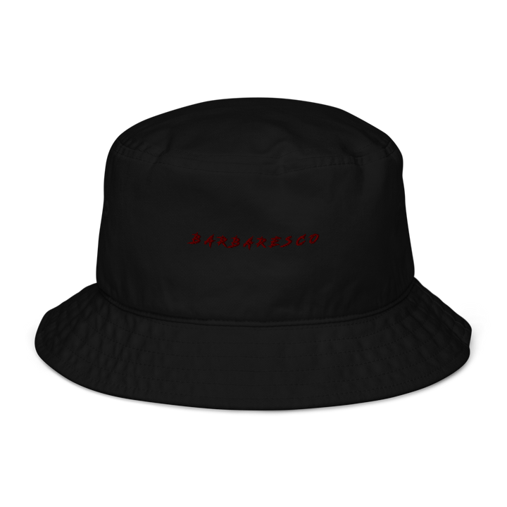 The Barbaresco Organic bucket hat - Black - Cocktailored
