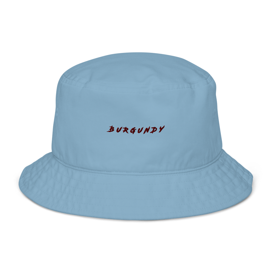 The Burgundy Organic bucket hat - Slate Blue - Cocktailored