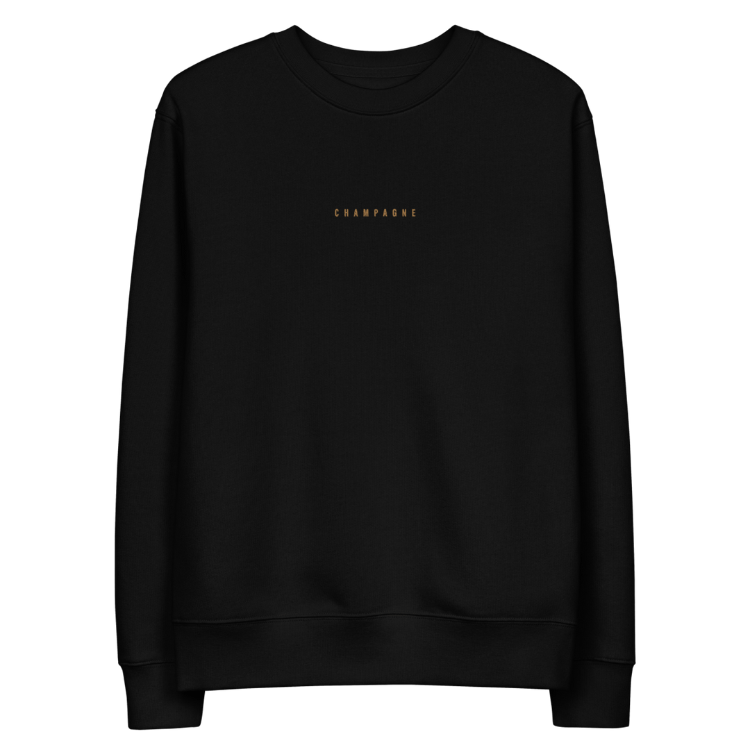 The Champagne eco sweatshirt - Black - Cocktailored