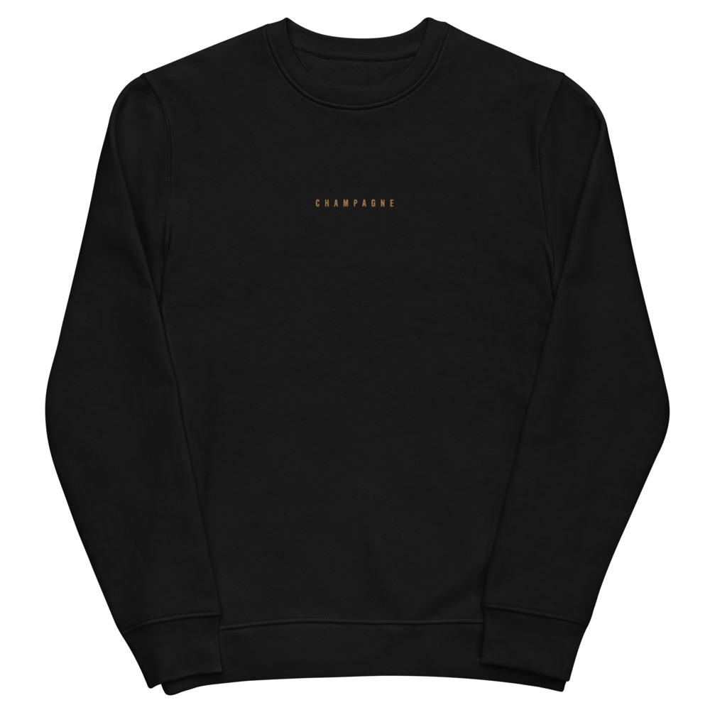 The Champagne eco sweatshirt - OUTLET - Black - Cocktailored