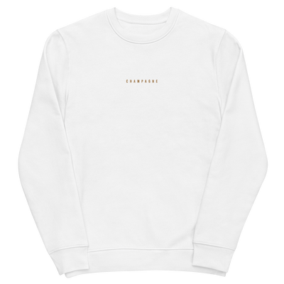 The Champagne eco sweatshirt - White / S - Cocktailored