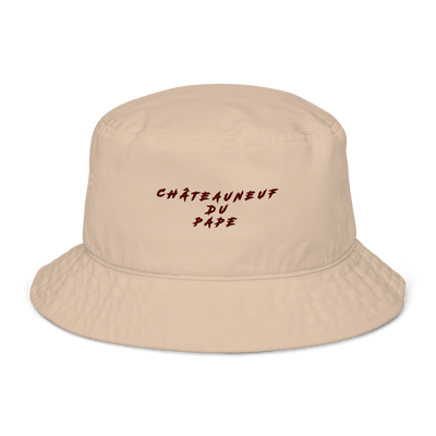 The Châteauneuf-du-Pape Organic bucket hat - Stone - - Cocktailored