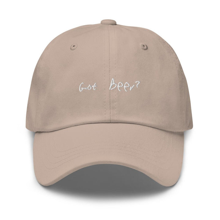 The Got Beer? Dad hat - Stone - Cocktailored