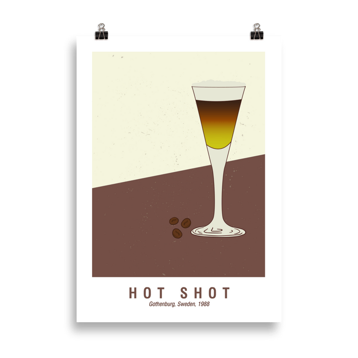 The Hot Shot Poster - 50x70 cm - Cocktailored