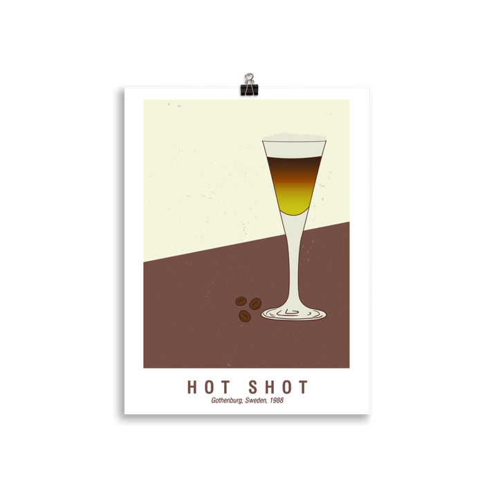 The Hot Shot Poster - 30x40 cm - Cocktailored