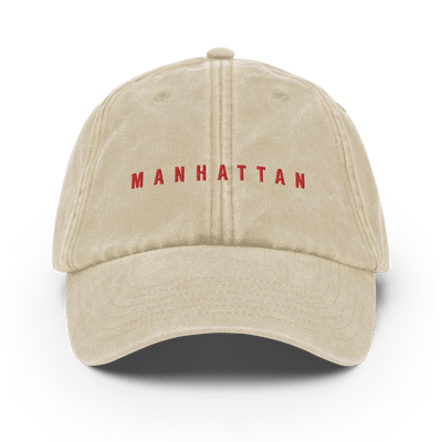 The Manhattan Vintage Hat - Vintage Stone - - Cocktailored
