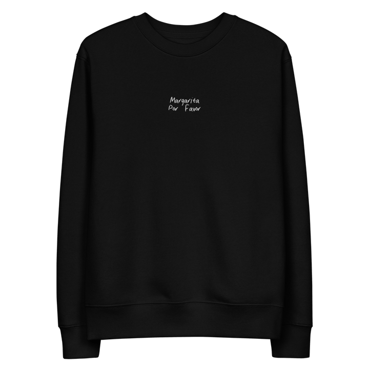 The Margarita Por Favor eco sweatshirt - Black - Cocktailored