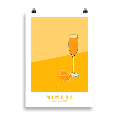 The Mimosa Poster - 50x70 cm - - Cocktailored
