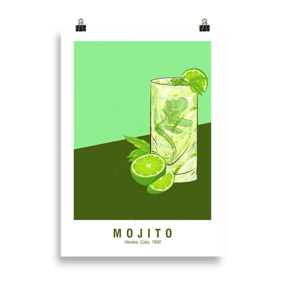 The Mojito Poster - 50x70 cm - - Cocktailored