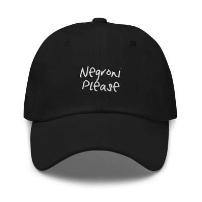 The Negroni Please Cap - Black - - Cocktailored