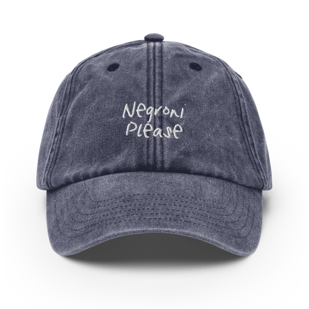The Negroni Please Vintage Hat