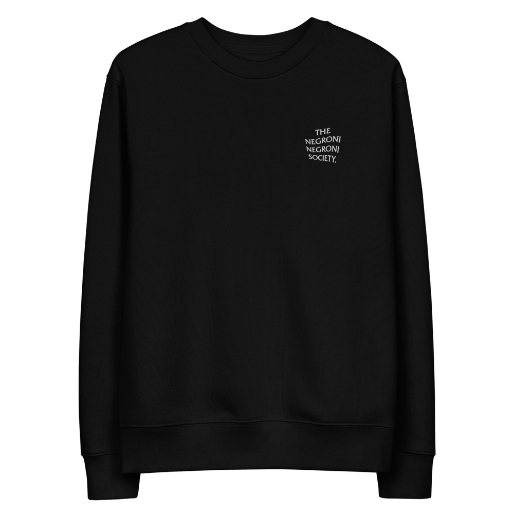 The Negroni Society eco sweatshirt - Black - Cocktailored