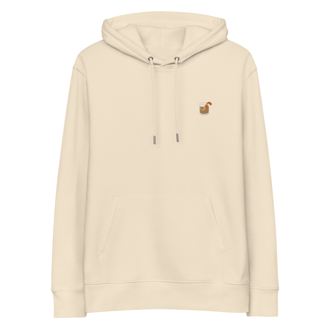 The Old Fashioned Glass eco hoodie - Desert Dust - Cocktailored
