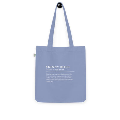 The Skinny Bitch Organic tote bag - Light Denim - - Cocktailored