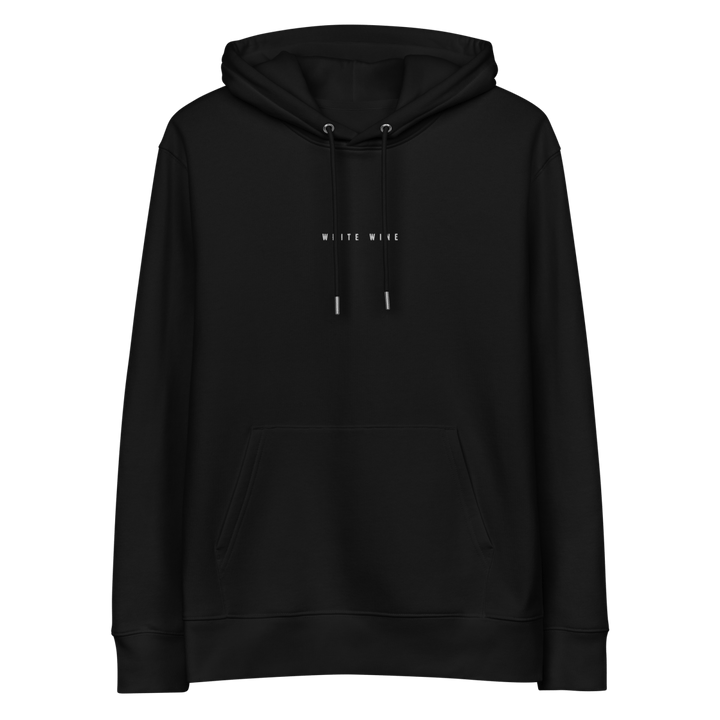 The White Wine eco hoodie - Black - Cocktailored